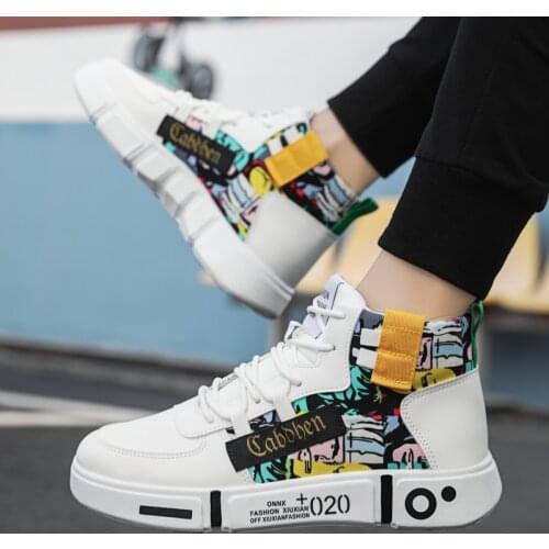 Autumn Vulcanized Shoes Women Platform Sneakers Shoes Man Sport Shoes Running High Top Breathable Canvas Shoes Rubber Sole Shoes