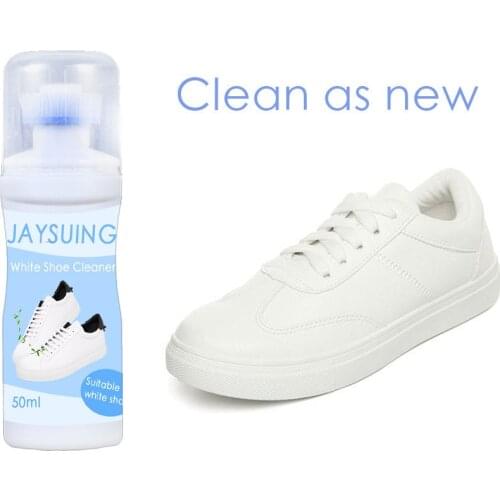 Whitener Cleaner Sports Leather Canvas 50ml Shoe Clean White With Brush Head Foam Cleaner Magic Bubble Powder Cleaning Tools