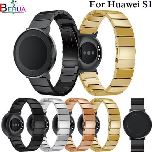 18mm Watch Strap For Huawei S1 Stainless Steel bands For Huawei Honor S1 Smart Watch Band Replacement watch Straps Bracelet