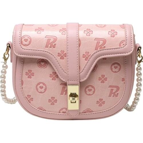 Top Quality Luxury Brand Shoulder Bags for Women Designer Handbag 2021 Fashion Leather Pearl Chain Crossbody Bag Lady Travel Bag