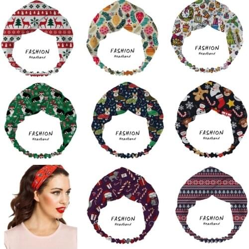 Christmas Gifts Snowflake Grid Headband Xmas Garland Christams Decorations 2021 New Year Gift for Girls Ornaments Navidad Decor