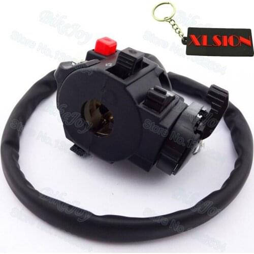 12 Cables ATV Handlebar Handle Switch Control Assy 5 Functions with Choke Lever 110cc 150cc 200cc Quad Taotao Sunl Roketa Moped