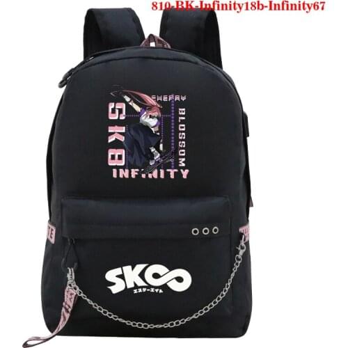 Back To School Anime SK8 The Infinity MIYA Backpack for Teenager Cosplay USB Charging Schoolbag Travel Laptop Bags Men Bookbags