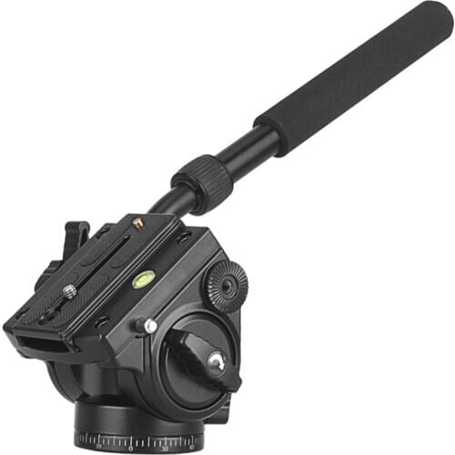 Camera Tripod Head 18Kg Load Fluid Head Aluminum Swivel Panhead Video Dslr Digital Camera Professional Tripod Handle Pan Head