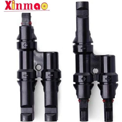 Connector 1 Pair Solar PV Multi Parallel Branch Connectors pv module panel connector Male & Female Solar Energy Adapter