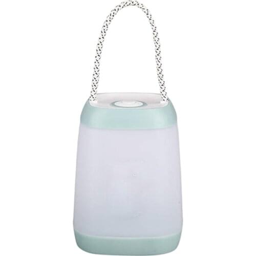 LED Outdoor Light USB Rechargeable Camping Light Bedside Lamp Handle Rope for Bedroom Outdoor Camping Living Room Parties QW