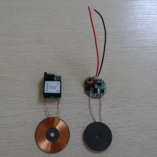 Taidacent Battery Wireless Charging Charge Charger Wireless Power Bank Module 12.6V/V8.4V/4.2V 2A Receiver 24V Transmitter