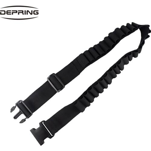 Tactical Outdoor Hunting 29 Rounds Shotgun Shell Holder Ammo Pouch Carrier Heavy-duty Bandolier Belt for 12/20 Gauge