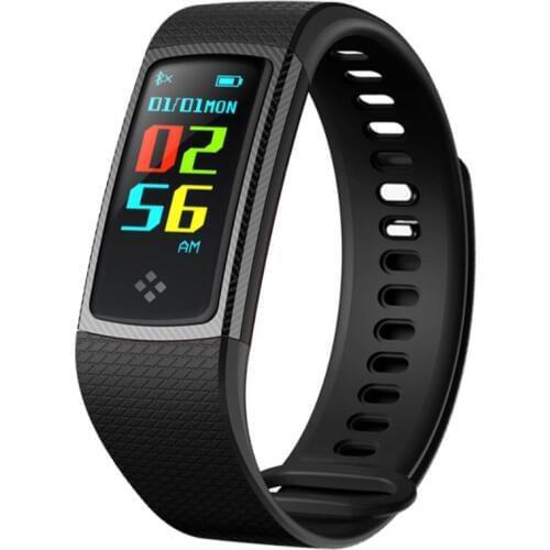 Color Screen ID115 Plus Smart Bracelet Fitness Tracker Pedometer Watch Band Heart Rate Blood Pressure Monitor Smart Wr