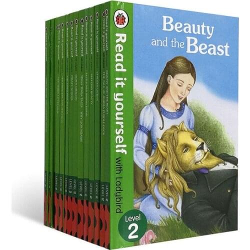 11 Books/Set Read it yourself Level 2 English Reading Book Children Early Education Fairy Tale Story Books