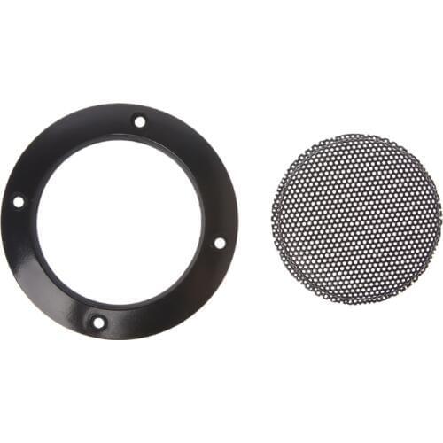 2PCS 2 Inch Black Car Speaker Grill Mesh Enclosure Net Protective Cover Speaker M2EC