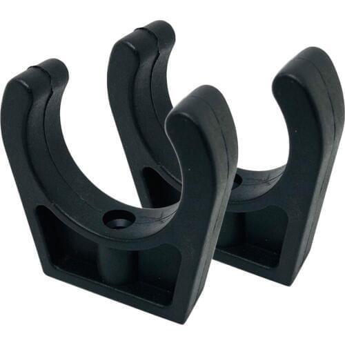 2x Nylon TUBE CLIP Paddle Boat Hook Oar Stern Pole Light Storage Handle Pipe