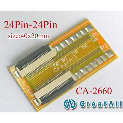 24pin 0.5mm FFC FPC connector flat flexible cable extension adapter plate FFC adapter buckle