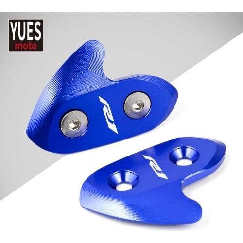 Moto Accessories Mirror Hole Cover Windscreen Driven Mirror Eliminators Cap For YAMAHA R1 R1M YZF R1 2015 2016 2017 2018 2019