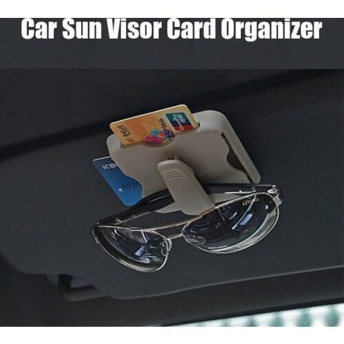 Car Sun Visor Clip Auto Sunglasses Card Holder For Kia Rio K3 Ceed Sportage 3 Sorento Cerato Armrest Picanto Soul Optima