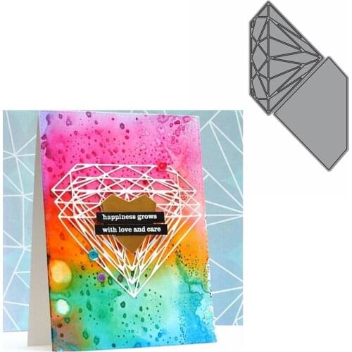Flawless Diamond Die Cuts For Cards Making Bright Diamond dies scrapbooking metal cutting dies new 2019