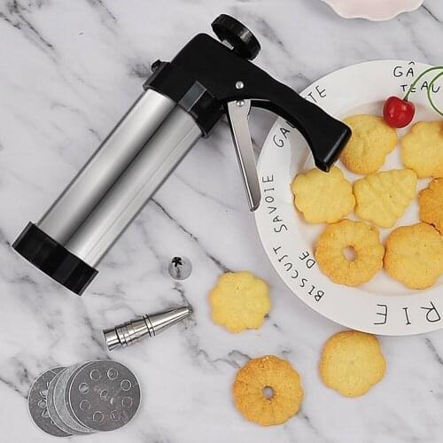 Biscuit Maker Cookie Gun Machine Cookie Making Cake Decoration Press Molds Pastry Piping Nozzles Cookie Press Kit