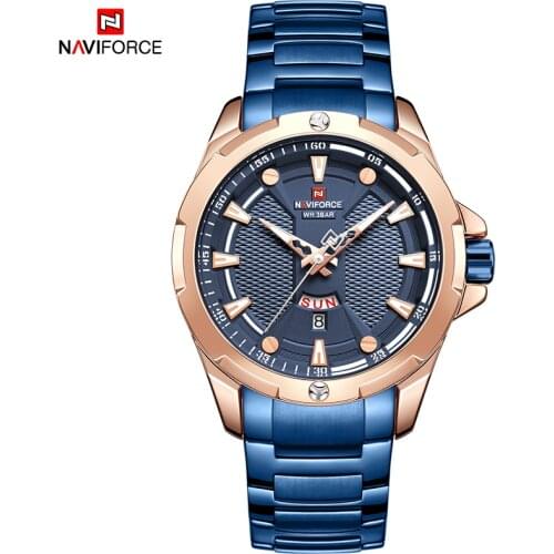 NAVIFORCE Brand Luxury Fashion Watch Men Luxury Quartz Business Mens Watches Sport Male Waterproof Wrist Watch Relogio Masculino