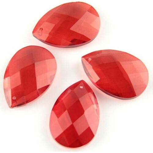 Hot 38mm Mix Color Crystal Almond Prisms Garland Chandelier Crystal Pendants Home Or Lamp Crystal Pendants Decor