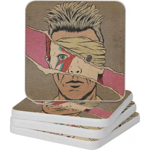 A Button Sane Diatomite Square Round Coaster Resistant Water Cup Bonsai Mat Soap Toothbrush Pad Diameter 10cm