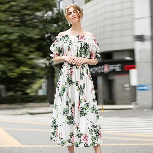 MIUXIMAO Summer Midi Dresses