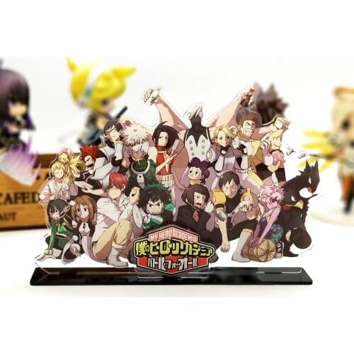 Love Thank You My Hero Academia Midoriya Shoto Bakugo family acrylic stand figure model plate holder topper anime boku class a