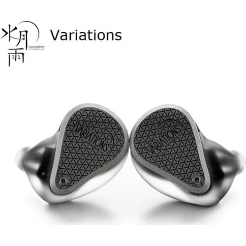 MoonDrop Variations HiFi Stereo In-Ear Earphones 2EST+2BA+DD Music Monitor Earbuds Tribrid IEMs with Detachable Cable