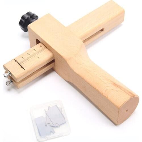 Leather Cutting Knife Craftool Strap Cutter handmade leathercraft Working DIY tools 7cm