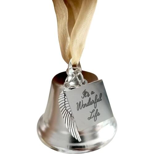 Christmas Bells Stainless Steel Christmas Jingle Bells Xmas Trees Decor Xmas Gifts, Christmas Jingle Bells for Door Window