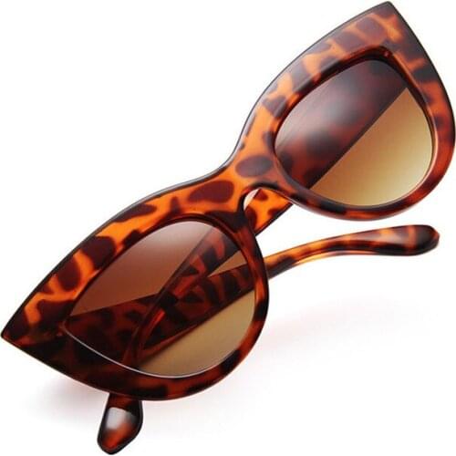 Cat Eye Fashion Sunglasses Women Vintage Luxury Brand Designer Black Glasses Sun Glasses for Female UV400 Eyewear Shades