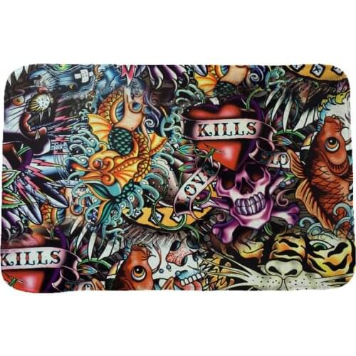 Creative 3D Abstract Painting Series Carpets and Rugs for Bedroom Living Room Carpet Kitchen Bathroom Anti-Slip Floor Mats