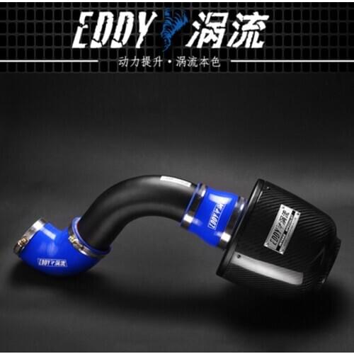EDDY Intake System Air Intake Pipe & Carbon Fiber Air Filter for Hyundai Verna 1.4 / 1.6 2010-2016 Car Engine Parts