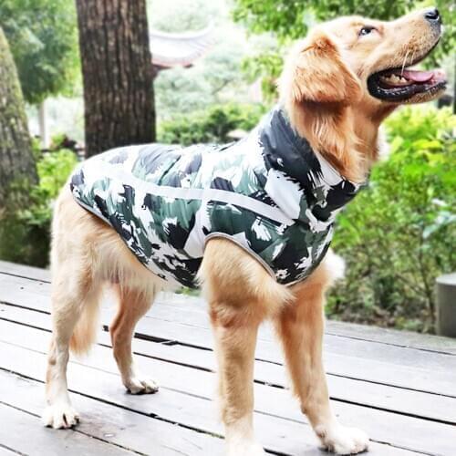 Winter Pet Dog Clothes French Bulldog Pet Warm Jacket Coat Waterproof Dog Clothing Outfit Vest For Small Medium Large Dogs