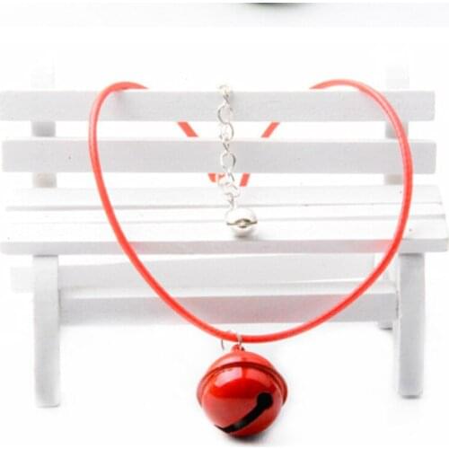 1PC interesting Pet Supplies Collar With Bell With 7CM Extension Chain Collar Pet Supplies Accessories Collar Small Pet Collar