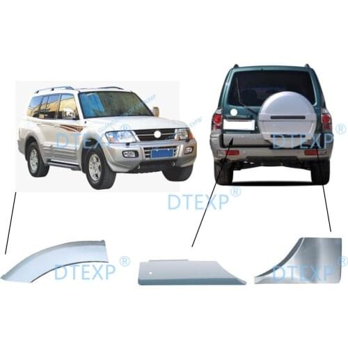 Tail Door Board FOR Pajero V73 Rear Spare Tire Cover for MONTERO 2000-2006 V75 V77 L R for Shogun Rear Door Cover