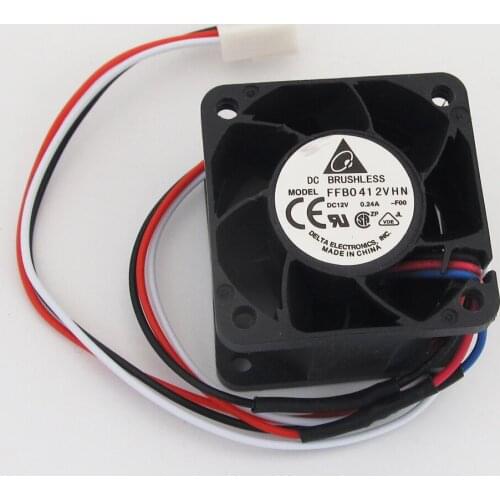 1pc Delta FFB0412VHN -F00 40x40x28mm 4028 DC 12V 0.24A 15.79CFM High Speed Fan
