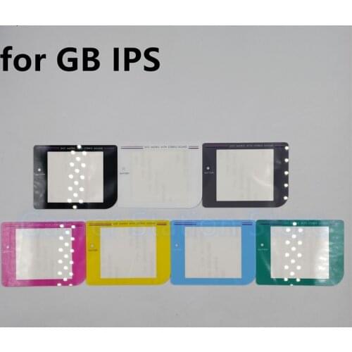 14pcs For GB 2.6inch Customized Glass Lens Cover for Classic GB DMG IPS High light LCD Screen Kits For GameBoy Lens Replacement