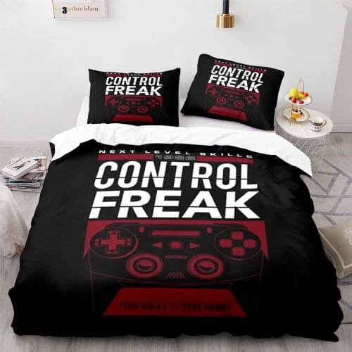 3D Game Controllers Duvet Cover Digital Printing Gamers Quilt Cover 3pcs Fashion Gamepad Bedding Set Queen King Comforter Cover