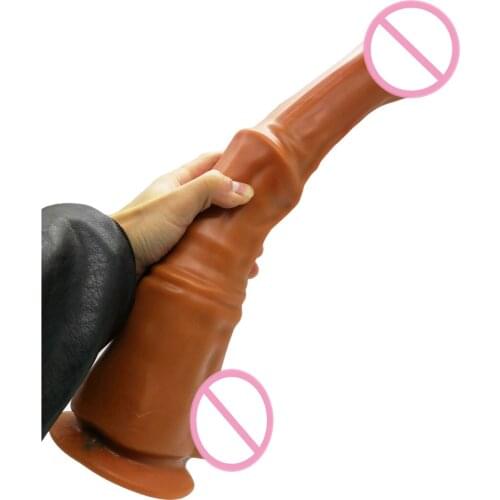41*6.7cm Super Long Big Huge dildo Soft Horse dildo Sex Toys For Woman Penis Realistic Giant Animal Dildo Suction Cup Dildos