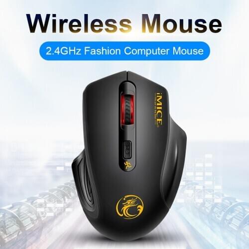 IMICE Wireless Gaming Mouse 2000DPI USB 2.0 Receiver Optical Computer Mouse 2.4GHz Silent Mice For Computer PC Laptop