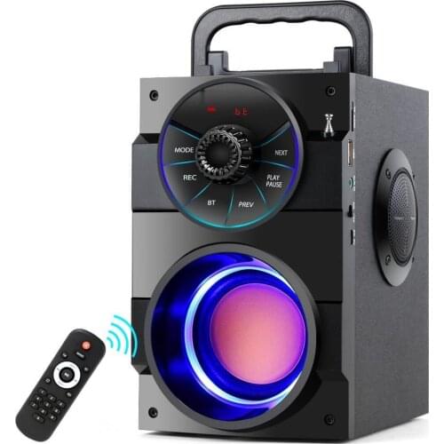 Bluetooth Speaker Portable Big Power Wireless Stereo Subwoofer Heavy Bass Speakers Sound Box Support FM Radio TF AUX USB