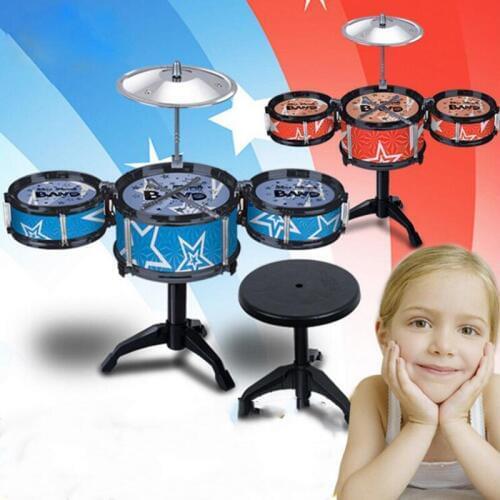Childrens baby Drum Toys for kids Beginners Get Started with Drums Music Beats Musical Instruments