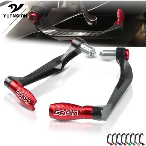 Universal 7/8" 22mm Motorcycle Handlebar Brake Clutch Levers Protector Guard For HONDA GROM 125 Grom MSX125 MSX 125 2014-2018 19