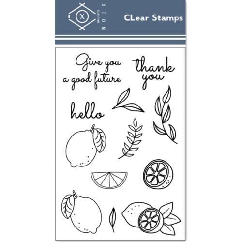 Hot sale lemon Transparent Clear Stamps / Silicone Seals Roller Stamp for DIY scrapbooking photo album/Card Making