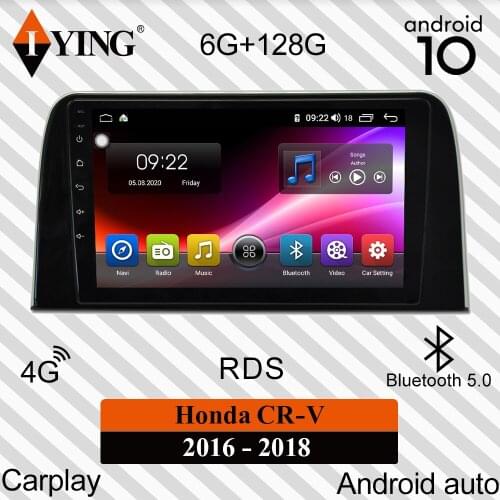 IYING Android Auto Carplay For Honda CR-V 2016-2018 Car Radio Multimedia Video Player Navigation GPS DSP Carplay Android 10