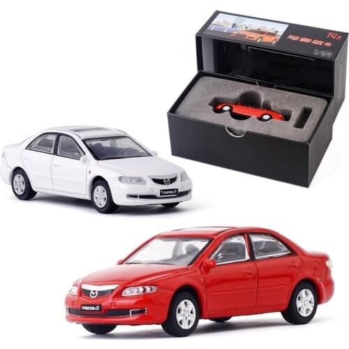 1/64 Scale MAZDA 6 Classic Car Alloy Car Model Diecasts Metal Car Body and Chassis Toy Car Model High Simulation With Retail Box