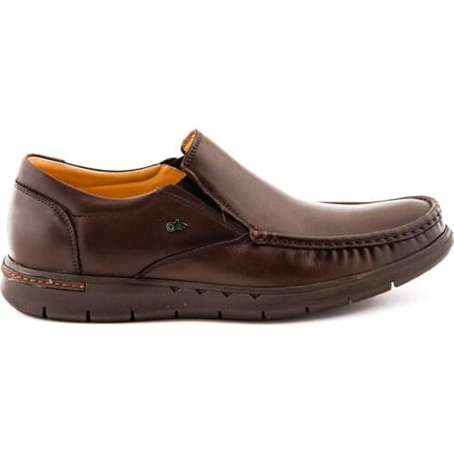 Mens Casual Shoes Genuine Leather Comfort Brown Color Inverted Leather Comfortable Fit Orthopedic Insole Suitable for Foot Anatomy Slip-on Classic Shoes Fashion Business Suit Wedding Event 308005