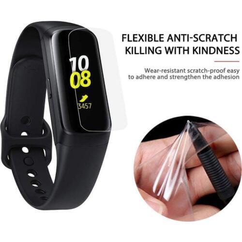 10pcs TPU Soft Screen Protector Film for Samsung Watch Galaxy Fit R370/ Fit-e R375 Anti-Scratch Anti-Fingerprint HD Clear