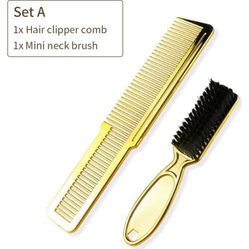 Salon Hairdressing Combs Kit Professional Hair Cutting Comb Barber Tools Hair Comb Barber Neck Brush Hair Styling Tool Hair Comb