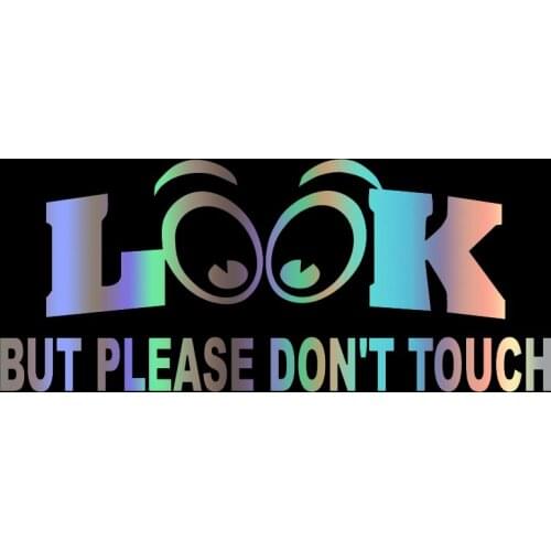 Eye car stickers. Auto parts. Reflective. Please don't touch. Window glass. Automobile. very interesting. Polyethylene Decal